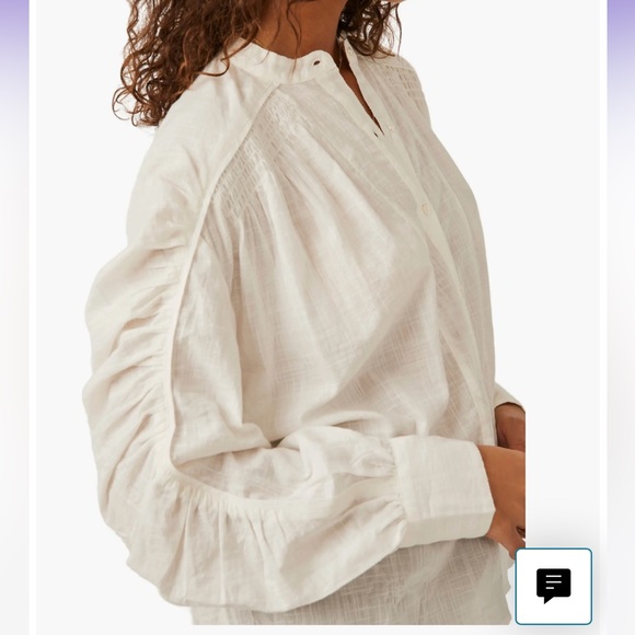 🎉HP🎉NWT Free People Maraya Button Up Top - Picture 8 of 13